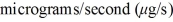 <strong>A person on a diet loses   in a week.How many   are lost?</strong> A)2.6 × 10<sup>3</sup> μg/s B)1.6 × 10<sup>5</sup> μg/s C)44 μg/s D)6.4 × 10<sup>4</sup> μg/s <div style=padding-top: 35px> 
