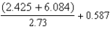 What is the best answer to report for   ? A)  3.704 B)  3.7038 C)  3.7 D)  3.70 E)  3.70385