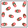  Use the pictures below   A)    B)    C)    D)    E)    -Which of the above figure represents a  \underline{\text{mixture of two elements}} ? A)  Figure A B)  Figure B C)  Figure C D)  Figure D E)  Figure E 