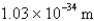 <strong>What is the de Broglie wavelength of a 148-g baseball traveling at 97.1 mph? ( )</strong> A) B) C) D) E)