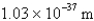 <strong>What is the de Broglie wavelength of a 148-g baseball traveling at 97.1 mph? ( )</strong> A) B) C) D) E)
