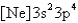 What is the ground-state electron configuration of sulfur (S) ? A)    B)    C)    D)    E)   
