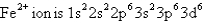 The ground-state electron configuration of a   .Therefore,    Is A)  paramagnetic with four unpaired electrons. B)  diamagnetic. C)  paramagnetic with one unpaired electron. D)  paramagnetic with three unpaired electrons. E)  paramagnetic with two unpaired electrons.
