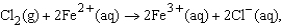 If the value of E°<sub>cell</sub> is   for the reaction   What is the value of E°<sub>cell</sub> for   ½ Cl<sub>2</sub>(g) ? A)    B)    C)    D)    E)   