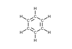 What type of hydrocarbon is the following molecule?   A)  alkane B)  alkene C)  alkyne D)  aromatic E)  cycloalkene