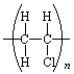 Polyvinyl chloride is used in raincoats and pipes.It is produced by the addition reaction of chloroethylene,CH<sub>2</sub>CHCl.What is the structure of the polymer produced in this reaction? A)    B)    C)    D)    E)   
