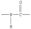 Which of the following represents the linkage connecting amino acids in proteins? A)    B)    C)    D)    E)   