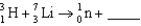 Complete the following fusion reaction.   A)    B)    C)    D)    E)   