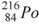 <strong>The product of the alpha decay of the polonium isotope is</strong> A) . B) . C) . D) .