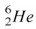 <strong>The helium isotope undergoes beta decay with the emission of an electron.The product of the decay is</strong> A) . B) . C) . D) .