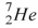 <strong>The helium isotope undergoes beta decay with the emission of an electron.The product of the decay is</strong> A) . B) . C) . D) .
