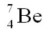 The nuclide that decays by electron capture to become   is A)    . B)    . C)    . D)    .
