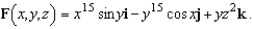 Find the curl of the vector field   A)    B)    C)    D)    E)   