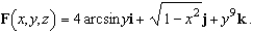 Find the curl of the vector field   A)    B)    C)    D)    E)   