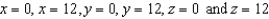 Use Divergence Theorem to evaluate   and find the outward flux of   through the surface S of the solid bounded by the planes   . A)    B)    C)    D)    E)   