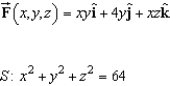 Use the Divergence Theorem to evaluate   and find the outward flux of   through the surface of the solid bounded by the graphs of the equations. Use a computer algebra system to verify your results.   A)    B)    C)    D)    E)   