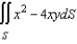Use a computer algebra system to evaluate   where S is     . Round your answer to two decimal places. A)  -475.02 B)  -496.00 C)  -203.00 D)  -971.38 E)   