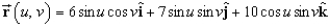Find a vector-valued function whose graph is the ellipsoid   . A)    B)    C)    D)    E)   