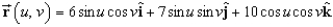Find a vector-valued function whose graph is the ellipsoid   . A)    B)    C)    D)    E)   