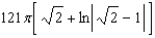 Find the area of the surface of revolution   . A)    B)    C)    D)    E)   