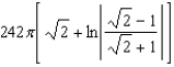 Find the area of the surface of revolution   . A)    B)    C)    D)    E)   