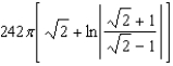 Find the area of the surface of revolution   . A)    B)    C)    D)    E)   