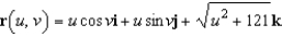 Find a vector-valued function for the hyperboloid   . A)    B)    C)    D)    E)   