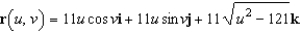 Find a vector-valued function for the hyperboloid   . A)    B)    C)    D)    E)   