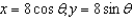 Use Green's Theorem to evaluate the line integral   where C is the boundary of the region lying between the graphs of the circle   and the ellipse   . A)    B)    C)    D)    E)   