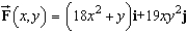 Use Green's Theorem to calculate the work done by the force   on a particle that is moving counterclockwise around the closed path C where C is the boundary of the region lying between the graphs of   . Round your answer to two decimal places. A)    B)    C)    D)    E)   