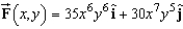 Determine whether or not the vector field is conservative.   A)  conservative B)  not conservative