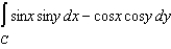 Evaluate the line integral   using the Fundamental Theorem of Line Integrals, where C is the line segment from   to   . A)  -2 B)  -1 C)  2 D)  1 E)  0