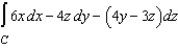 Evaluate the line integral   using the Fundamental Theorem of Line Integrals, where C is the smooth curve from   to   . A)  274 B)  298 C)  300 D)  30 E)  272