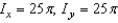 Find the moments of inertia for a wire that lies along   with density   . A)    B)    C)    D)    E)   