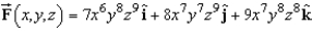 Determine whether the vector field is conservative. If it is, find a potential function for the vector field.   A)  conservative with potential function   B)  conservative with potential function   C)  conservative with potential function   D)  conservative with potential function   E)  not conservative