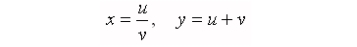 Find the Jacobian for the indicated change of variables.   A)    B)    C)    D)    E)   