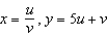 Find the Jacobian   for the following change of variables:   A)    B)    C)    D)    E)   
