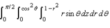 Evaluate the following iterated integral.   A)    B)    C)    D)    E)   