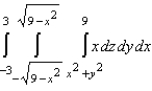 Convert the integral below from rectangular coordinates to both cylindrical and spherical coordinates, and evaluate the simpler iterated integral.   A)    B)    C)    D)    E)   