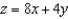 Find the area of the portion of the surface   that lies above the region   . A)  72 B)  36 C)    D)    E)   