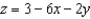 Find the area of the surface of the portion of the plane   in the first octant. A)    B)    C)    D)    E)   