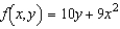 Write a double integral that represents the surface area of   over the region R: triangle with vertices   . Use a computer algebra system to evaluate the double integral. Round your answer to two decimal places. A)    B)    C)    D)    E)   