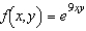 Set up a double integral that gives the area of the surface of the graph of f over the region R.     A)    B)    C)    D)    E)   