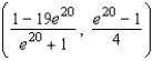 Find the center of mass of the lamina bounded by the graphs of the equations   for the density   . A)    B)    C)    D)    E)   