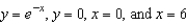 Find the mass of the lamina bounded by the graphs of the equations   for the density   . A)    B)    C)    D)    E)   