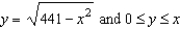 Find the mass of the lamina bounded by the graphs of the equations   for the density   . A)    B)    C)    D)    E)   