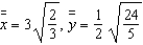 <strong>Find the mass and moments of inertia of the lamina, of given density, bounded by the graphs of the equations given below and use them to find the radii of gyration about the axes.  </strong> A)   B)   C)   D)   E)   <div style=padding-top: 35px> 