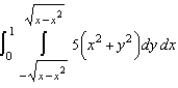 Evaluate the iterated integral   by converting to polar coordinates. A)    B)    C)    D)    E)   