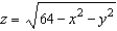 Use a double integral in polar coordinates to find the volume of the solid inside the hemisphere   but outside the cylinder   . A)    B)    C)    D)    E)   