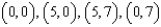 Find the average value of   over the region R where:   R: rectangle with vertices   A)    B)    C)    D)    E)   